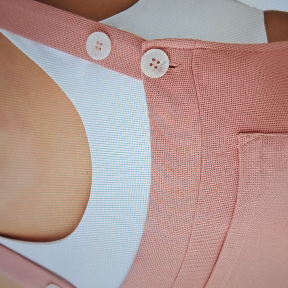 SMALL    HALARA ADJUSTABLE WAFFLE JOGGER OVERALLS - Picture 4 of 11